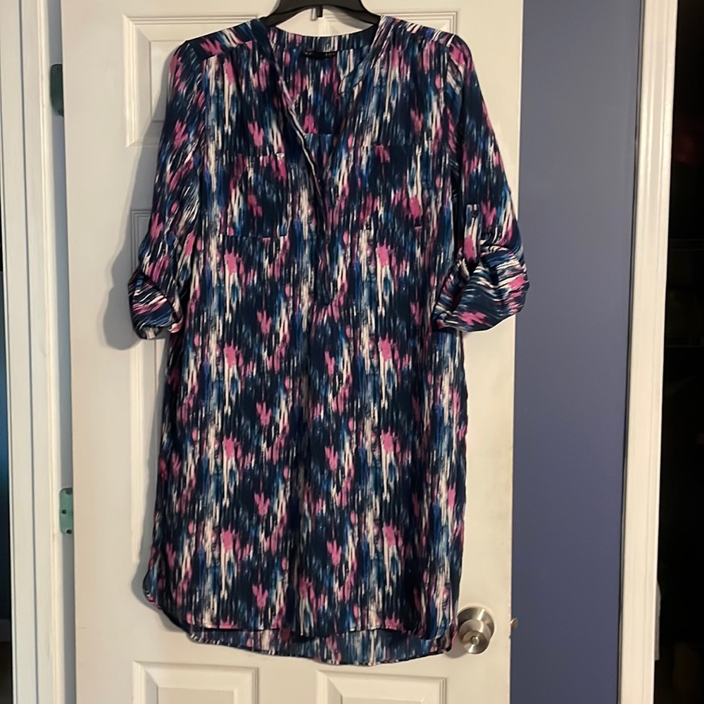 Colorful midi dress